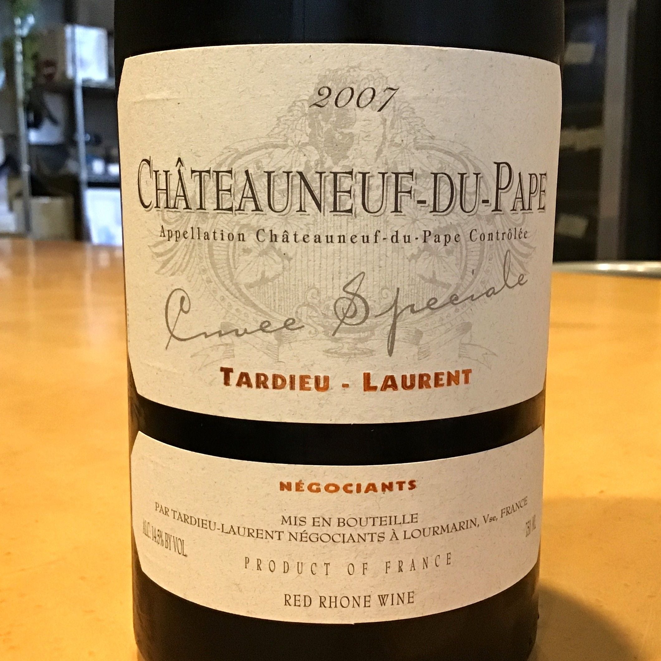 シャトーヌフ・デュ・パプ・キュヴェ・スペシャル タルデュー・ローラン シャトーヌフ・デュ・パプ キュヴェ