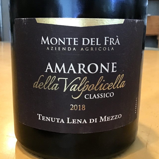 アマローネ・デッラ・ヴァルポリチェッラ・クラッシコ赤2018年/モンテ