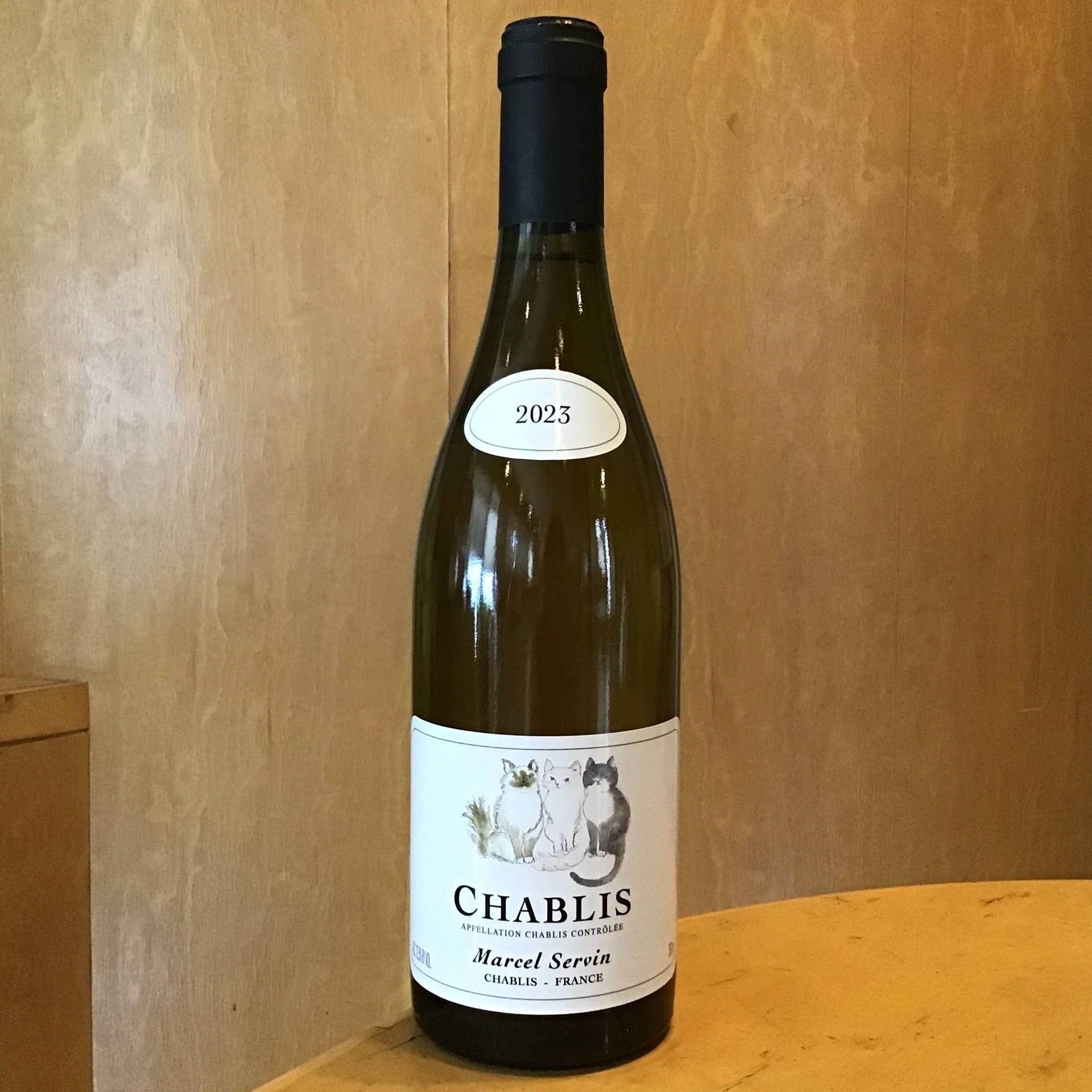シャブリ、プライヴェート、猫シャブリ白2023年/マルセル・セルヴァン