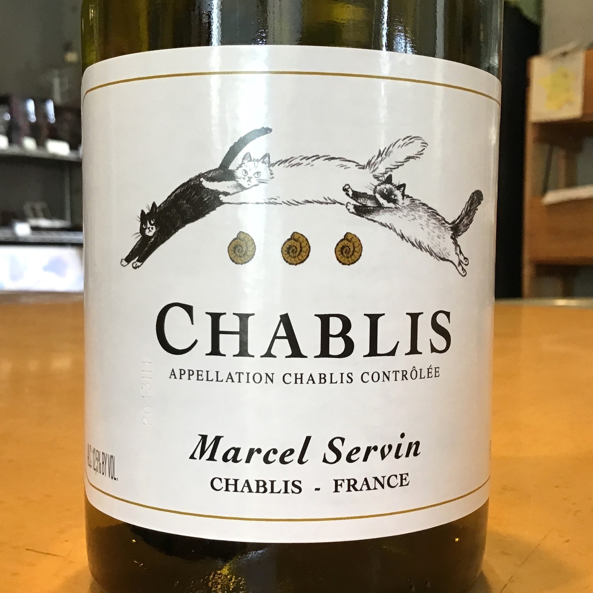 シャブリ、プライヴェート、猫シャブリ白2023年/マルセル・セルヴァン