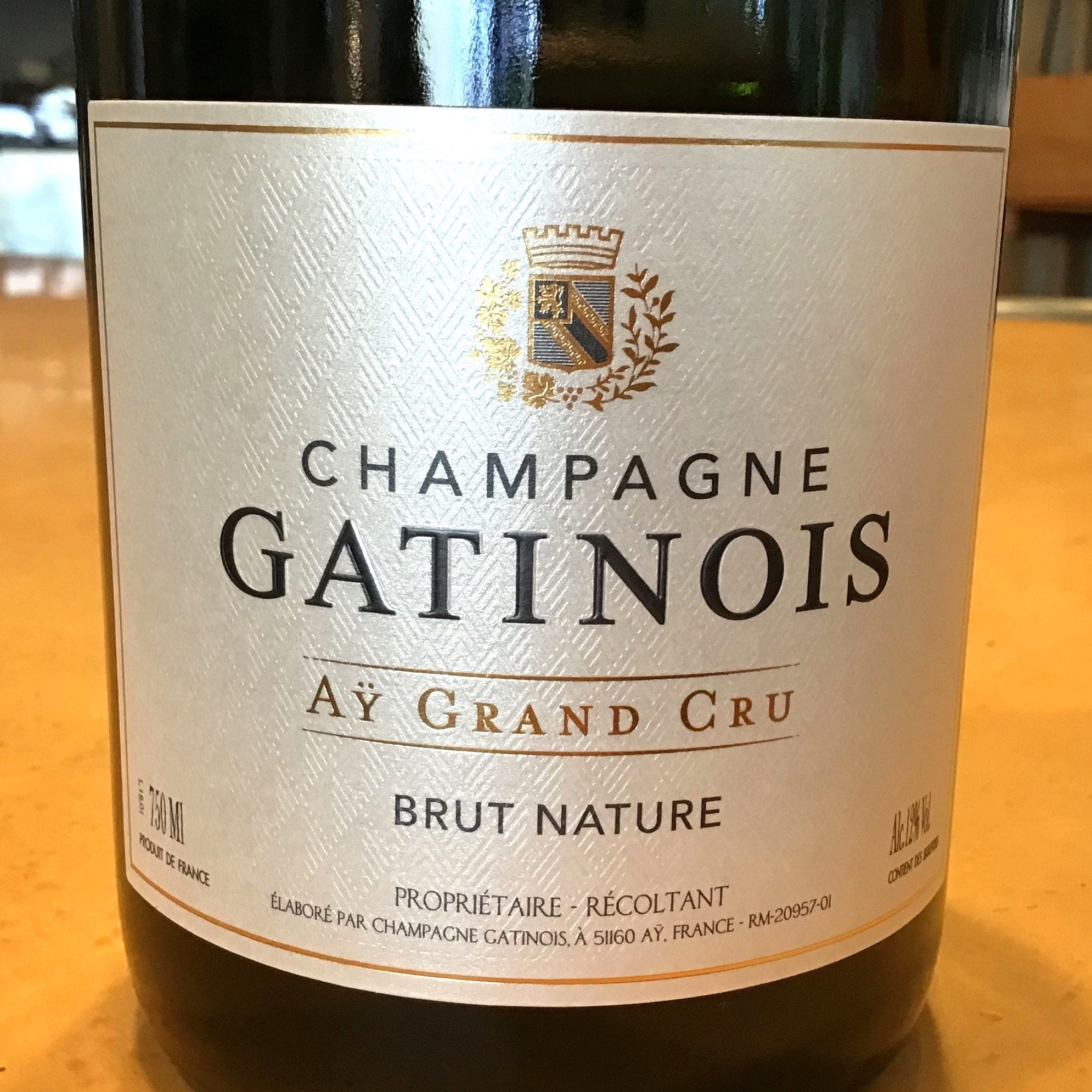 ■注目! ガティノワ グランクリュ アイ トラディション ブリュット 750ml 12% Y4 シャンパン syrs ガティノワ グラン クリュ アイ トラディション ブリュット ナチュール