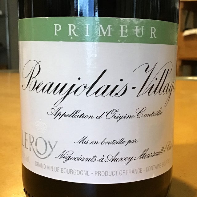 ボジョレー・ヴィラージュ・プリムール赤2024年/メゾン・ルロワ